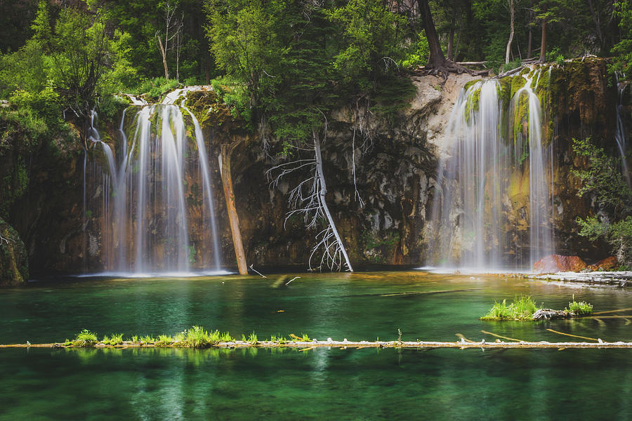 Serene Hanging Lake Waterfalls Photograph by Andy Konieczny