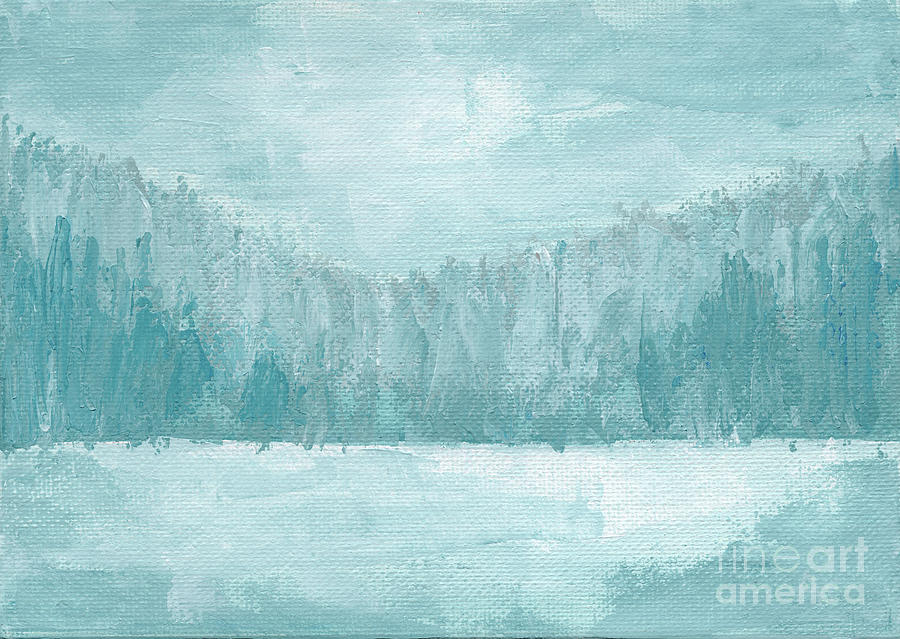 Serene Landscape  Painting by Annie Troe