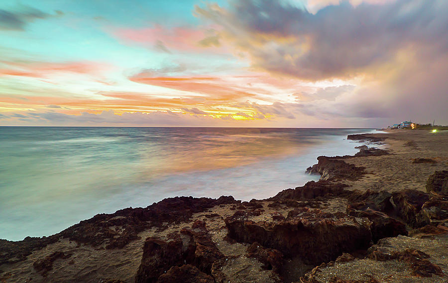Serene Ocean Sunrise Photograph by R Scott Duncan