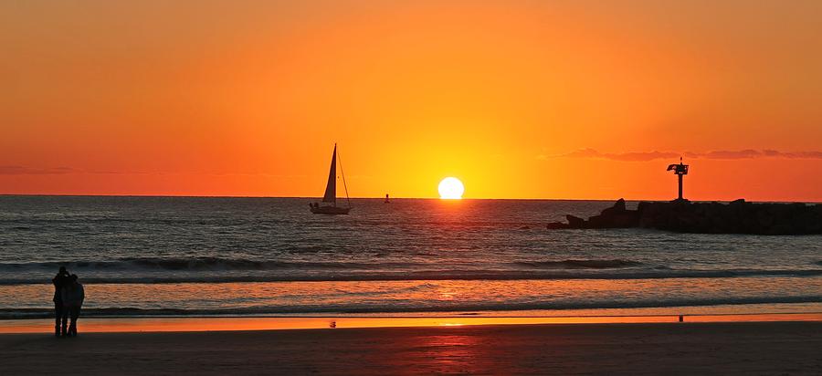 Serene Ocean Sunset - 2 Photograph by Christy Pooschke