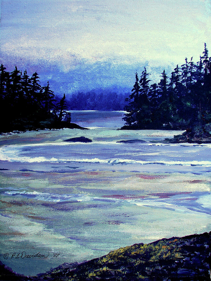 Serene Ocean View Painting by Pat Davidson