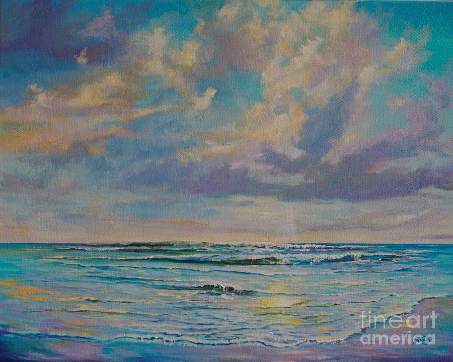 Serene Sea Painting by AnnaJo Vahle