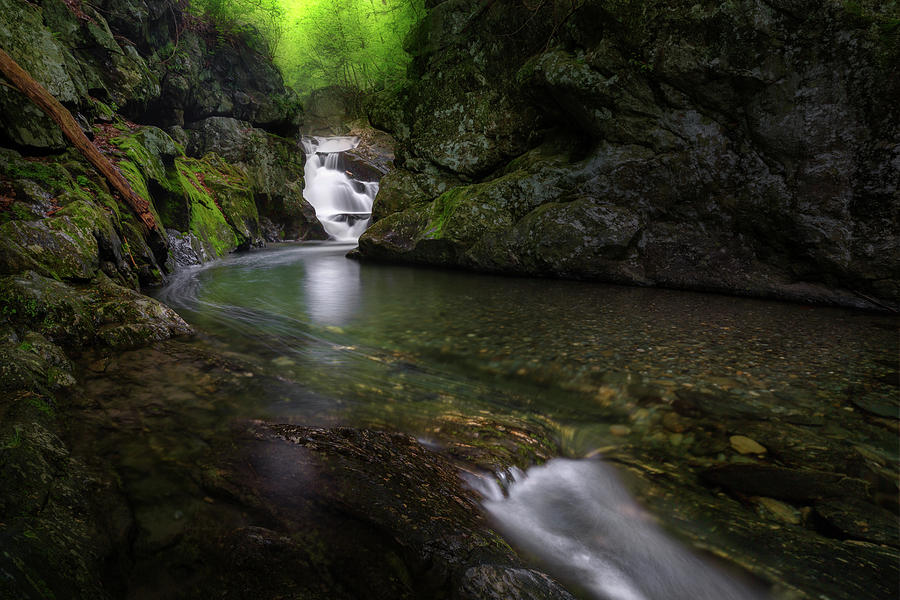 Waterfall Photograph - Serene Stream by Bill Wakeley