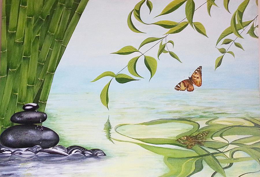 Serene/Tranquil Painting Painting by Sarika Joshi - Fine Art America