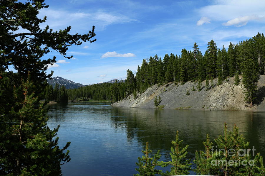 Serene Yellowstone River Photograph by Christiane Schulze Art And Photography