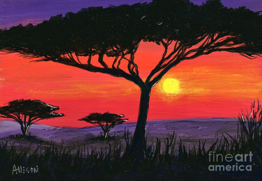 Kalahari  Painting by Allison Constantino