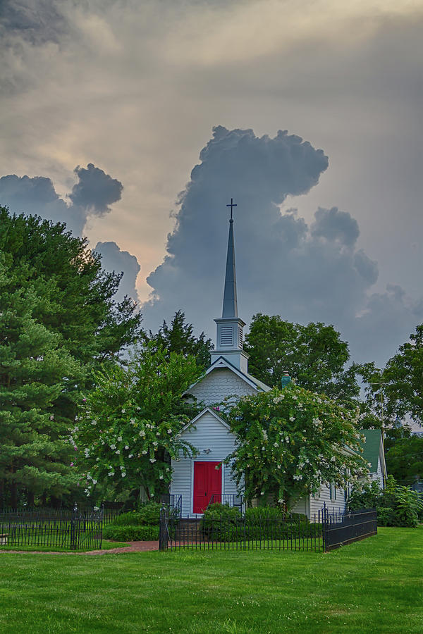 Church Photograph - Serenity and Turmoil by Guy Shultz