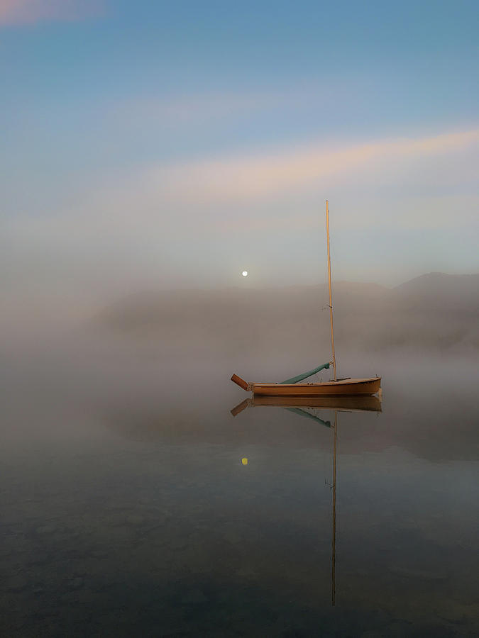 Boat Photograph - Serenity by Dee Johnson