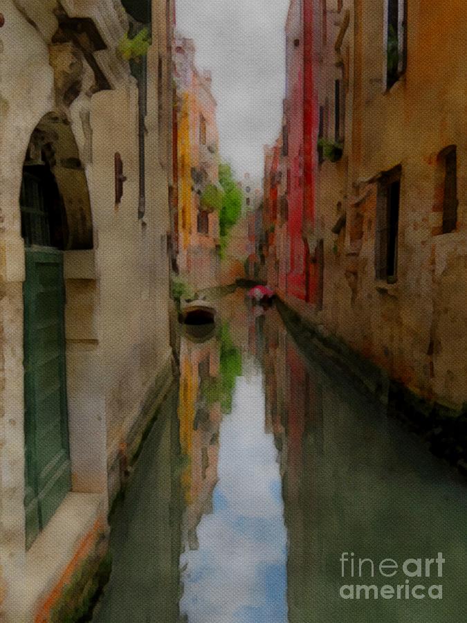 Serenity in Venice Digital Art by Diana Rajala