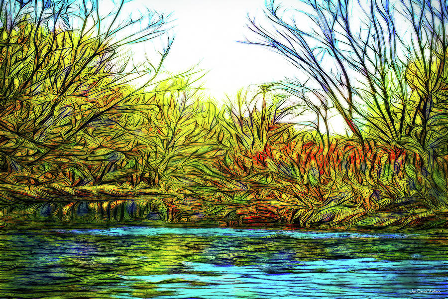 Serenity On The River Digital Art by Joel Bruce Wallach
