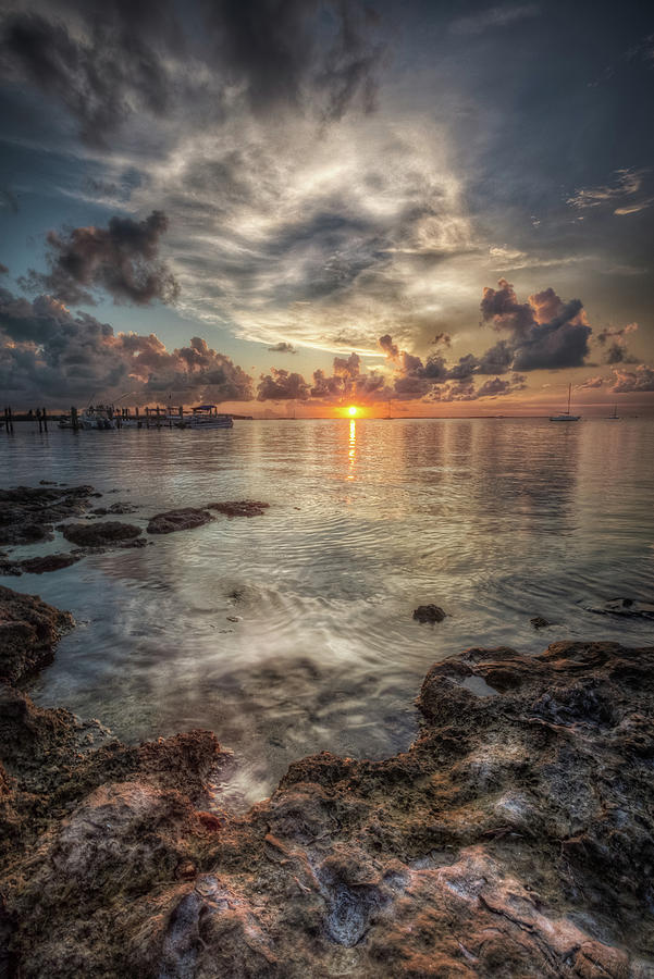 Sunset Photograph - Serenity Seascape by Ronald Kotinsky