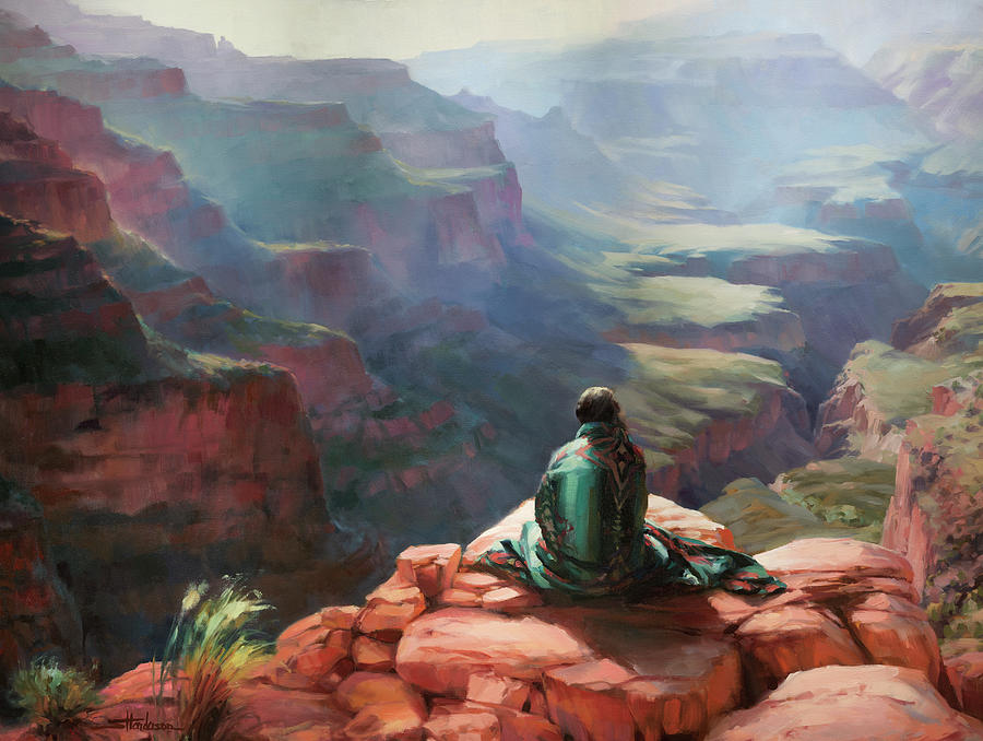 Southwest Painting - Serenity by Steve Henderson