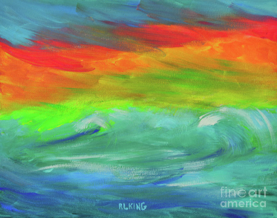 Serenity Sunrise  Painting by Robyn King