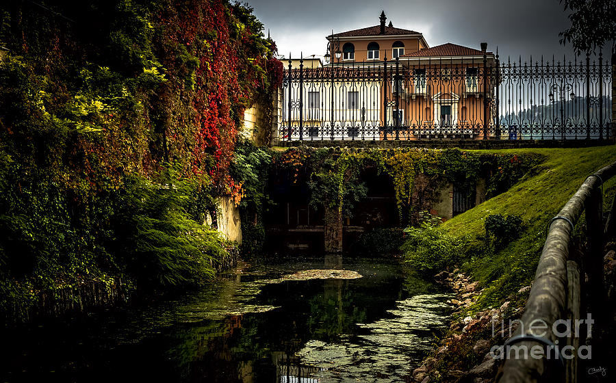 Architecture Photograph - Seriola with Autumn Colors by Prints of Italy