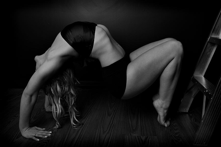 Serious Back Bend Photograph by Monte Arnold