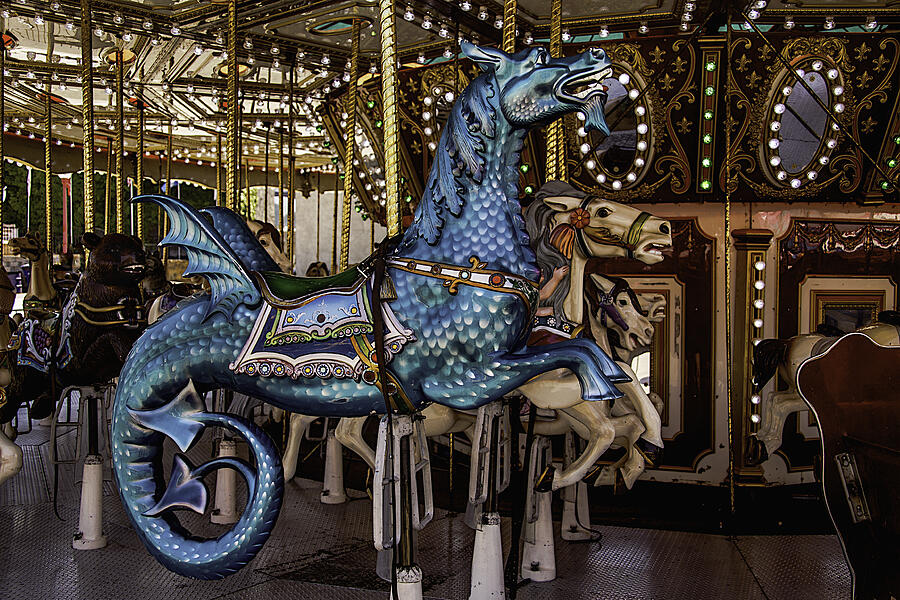 Fantasy Photograph - Serpent Carrosul Ride by Garry Gay