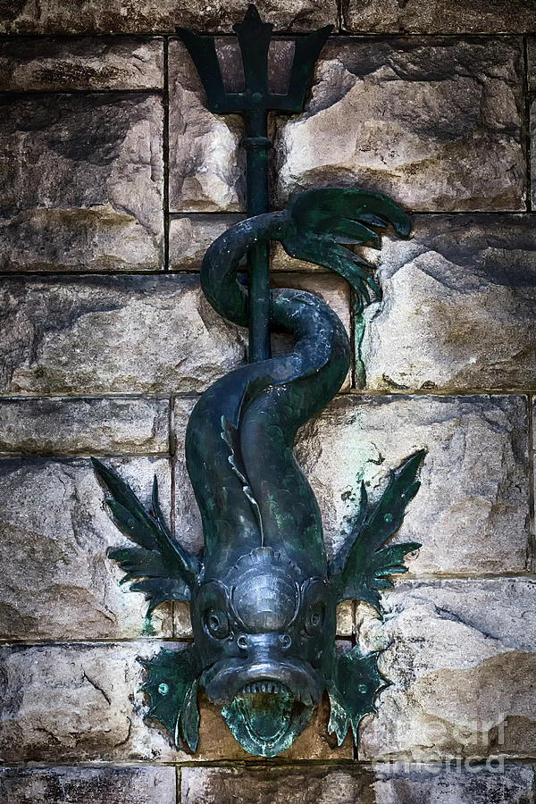 Serpent Fountain Photograph by Doug Sturgess