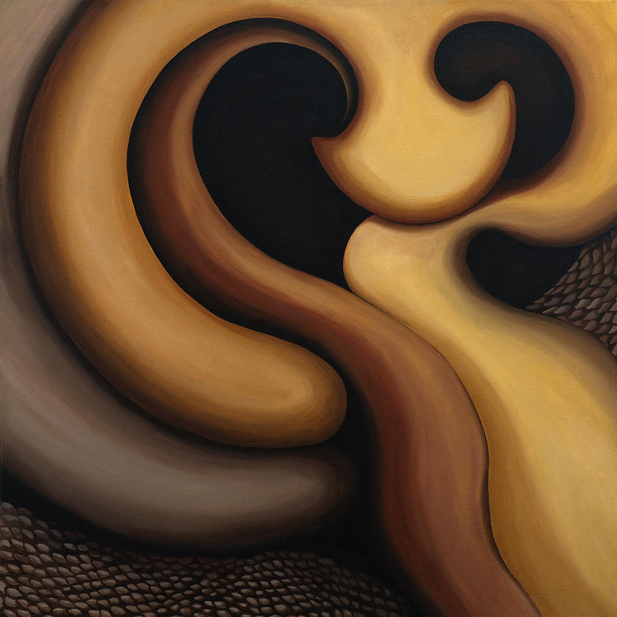 Serpentine Painting by Bonnie Kelso