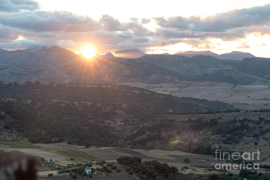 Serrania de Ronda sunset Photograph by Rod Jones