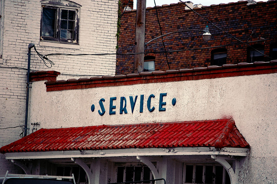 Brick Photograph - Service by Jame Hayes