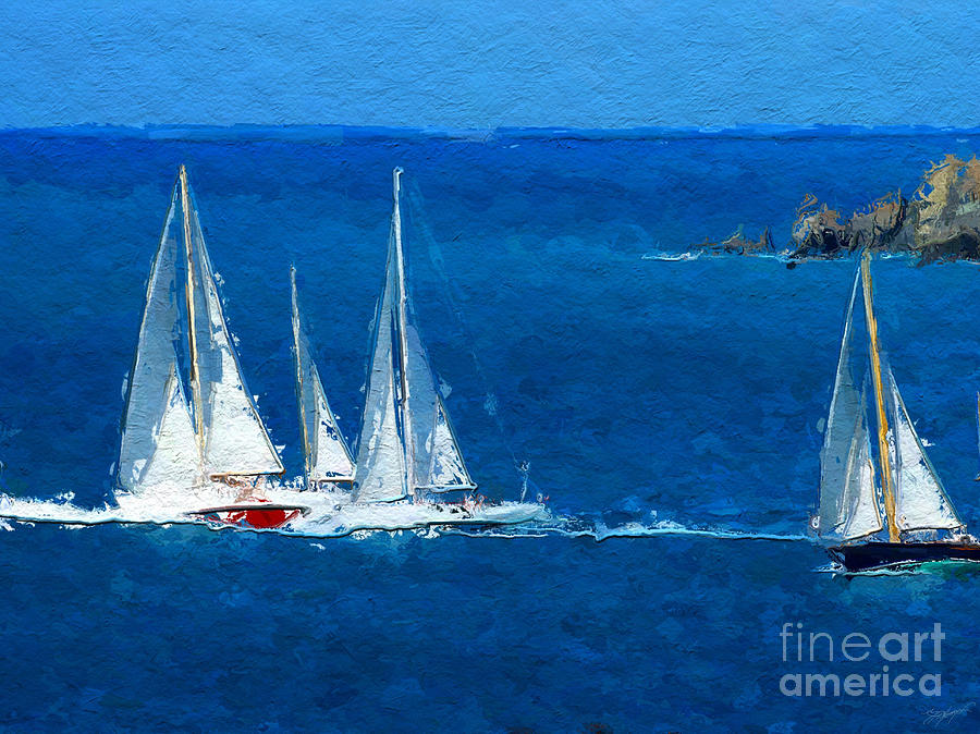 Set Sail Digital Art by Anthony Fishburne