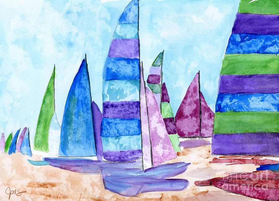 Set Sail Painting by Julia Stubbe