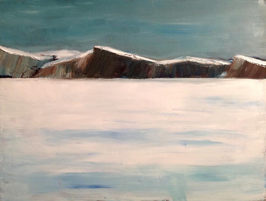 Setting In - North Baffin Painting by Desmond Raymond