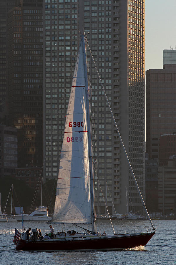 Boston Photograph - Setting Sail by Juergen Roth