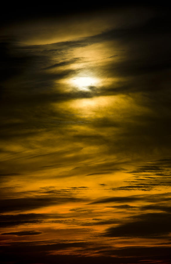 Setting Sun Photograph by Steven Poulton