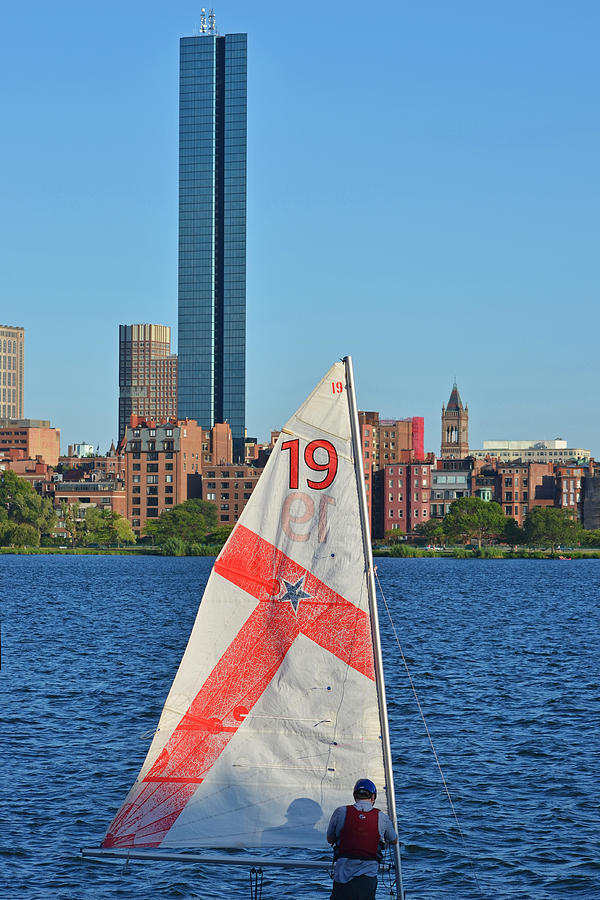 Setting up the Sailboat on the Charles River Boston MA Photograph by Toby McGuire