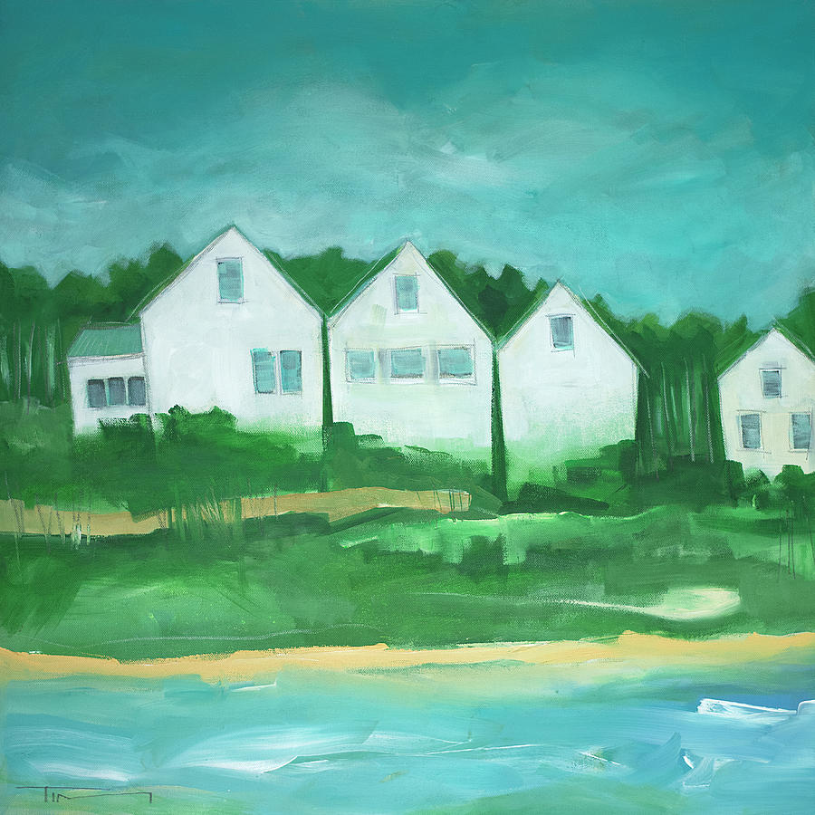 Settlement No. 2 Seaside Painting by Tim Nyberg