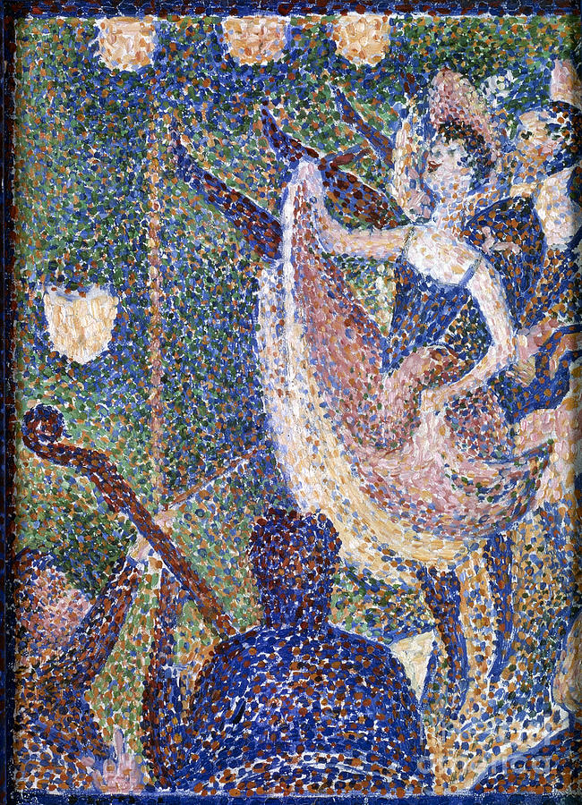 Chahut Study, 1889 Painting by Georges Seurat