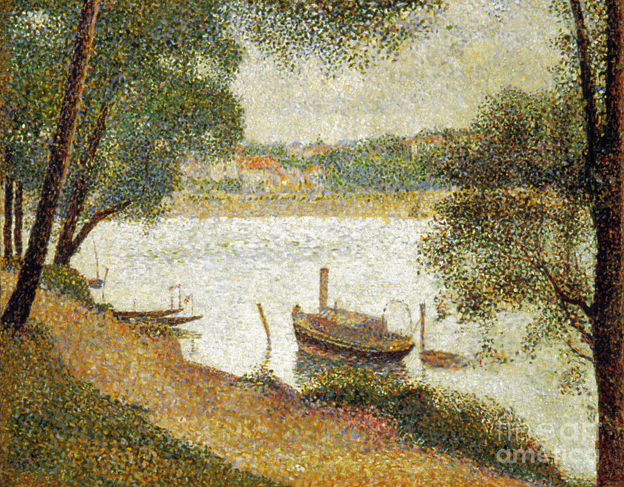 Seurat: Gray Weather Photograph by Granger