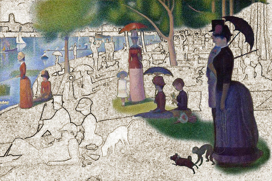 Seurat Painting - Seurat Sunday Afternoon by Karla Beatty