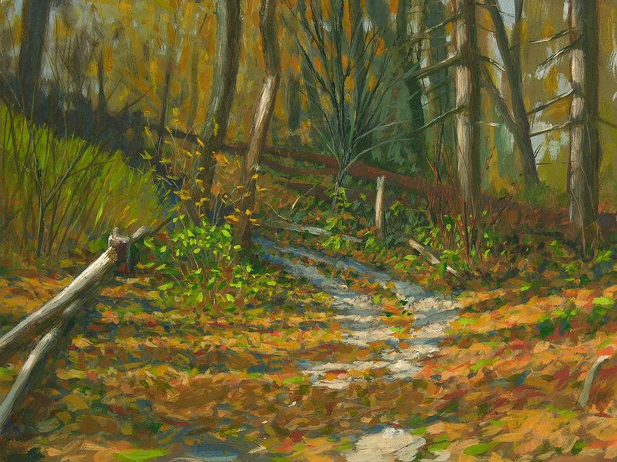 Plein Air Painting - Seven Bridges No. 3 by Anthony Sell Plein Air Painting - Seven Bridges No. 3 by Anthony Sell