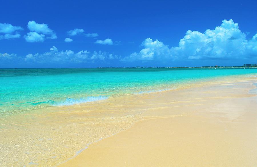 Seven Mile Beach Photograph by Dennis Nelson | Fine Art America