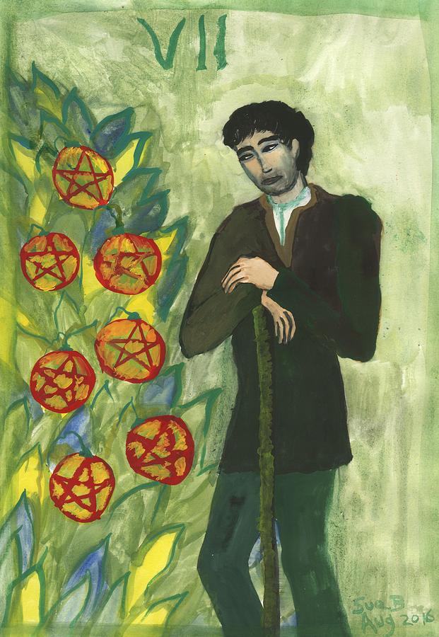 seven of pentacles seven of pentacles