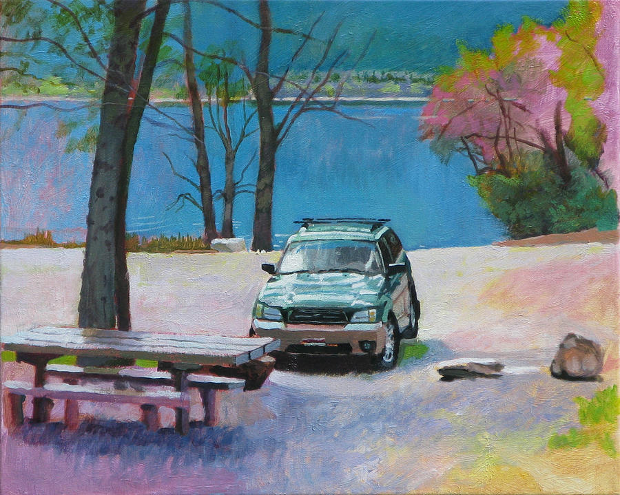Car Painting - Seven Sisters by Robert Bissett