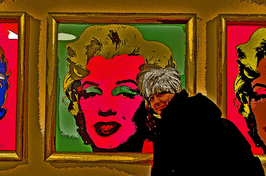 The Terminator Photograph - Severe Ordeals. Selfie With Marilyn Monroe. by Andy i Za