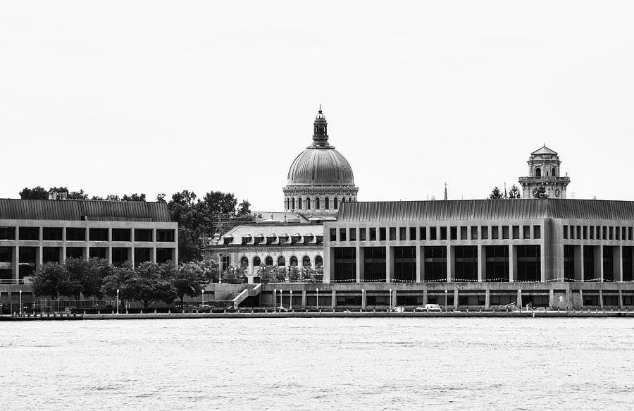 Severn River View of United States Naval Academy Photograph by Brendan Reals