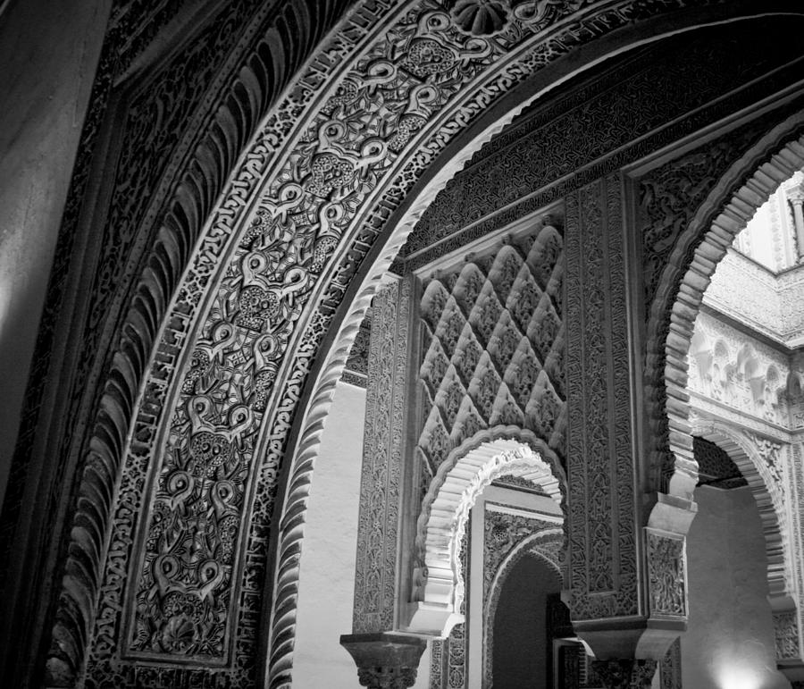 Archway Photograph - Sevilla Alcazar Archway by Jonathan Hansen