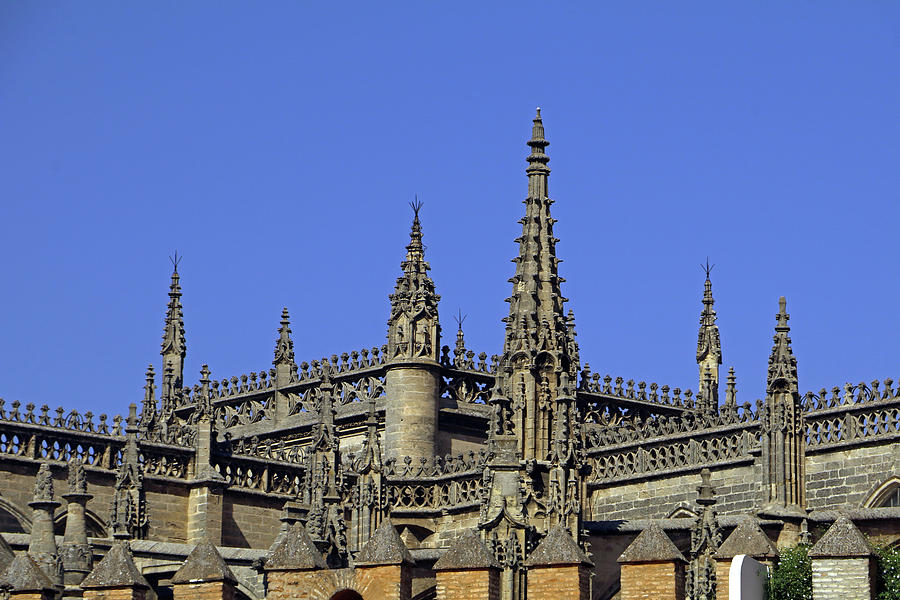 Seville Cathedral Roof Photograph by Tony Murtagh