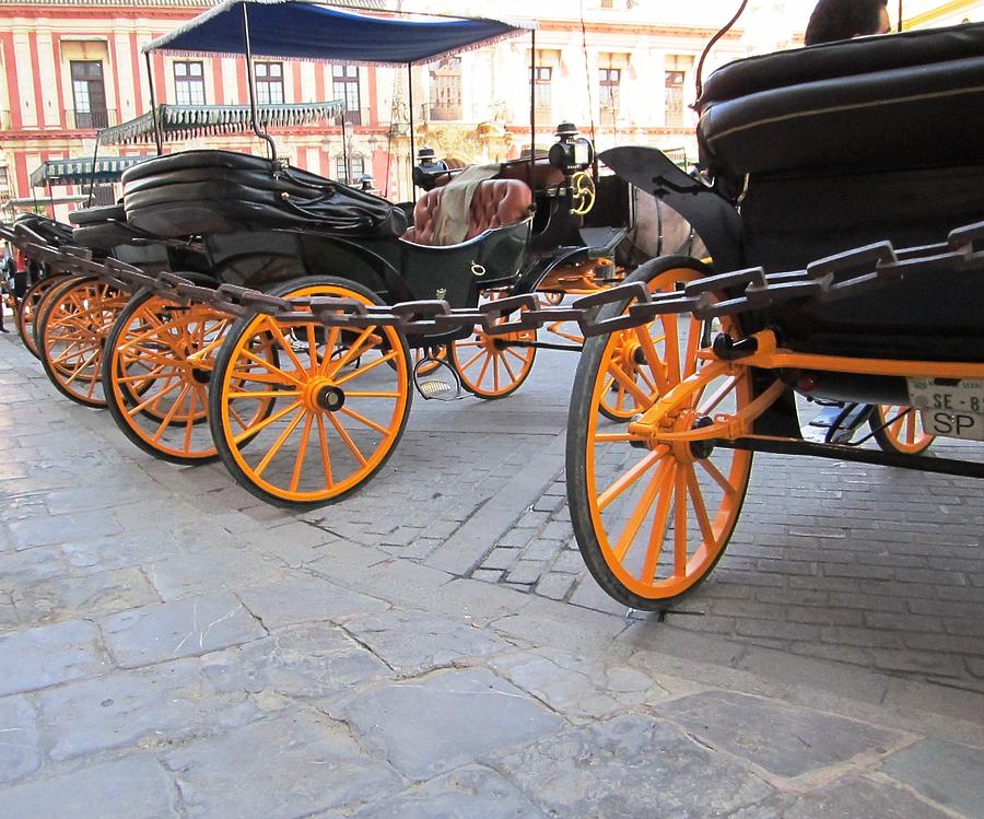 Seville Horse Carriage Spain Photograph by John Shiron