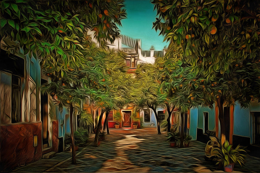 Seville Oranges Painting by Happyantsstudio Anton - Fine Art America