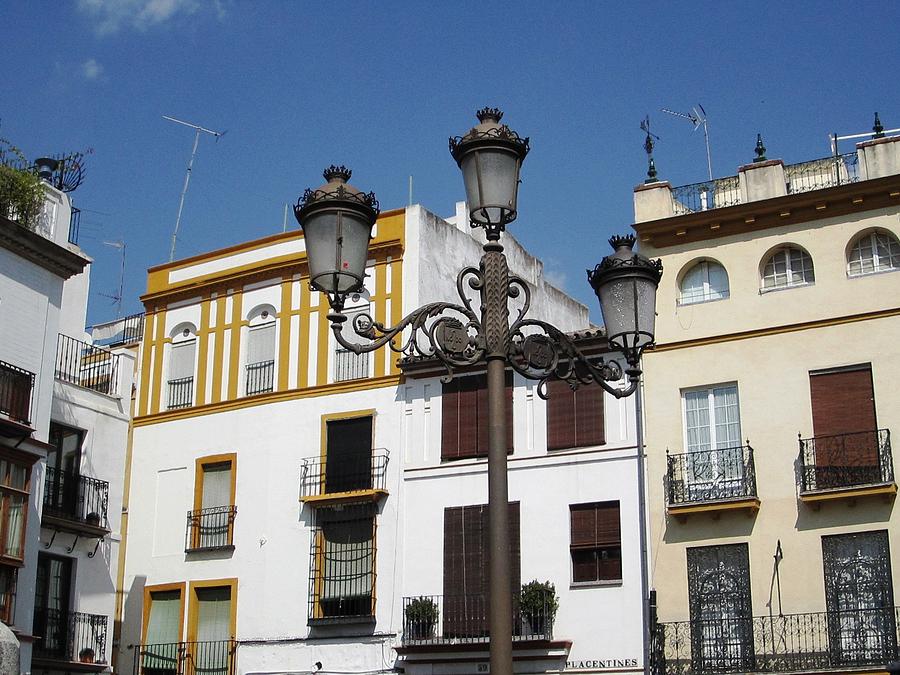 Vintage Photograph - Seville Santa Cruz Quarter III Spain by John Shiron