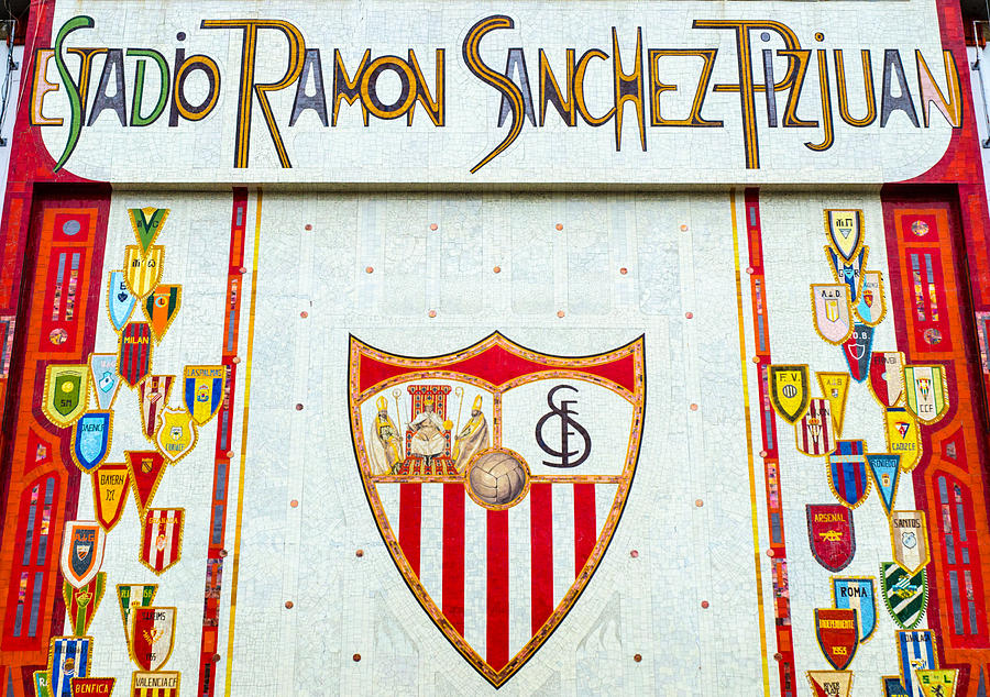 Football Photograph - Seville Stadium - Ramon Sanchez Pijuan by AM FineArtPrints