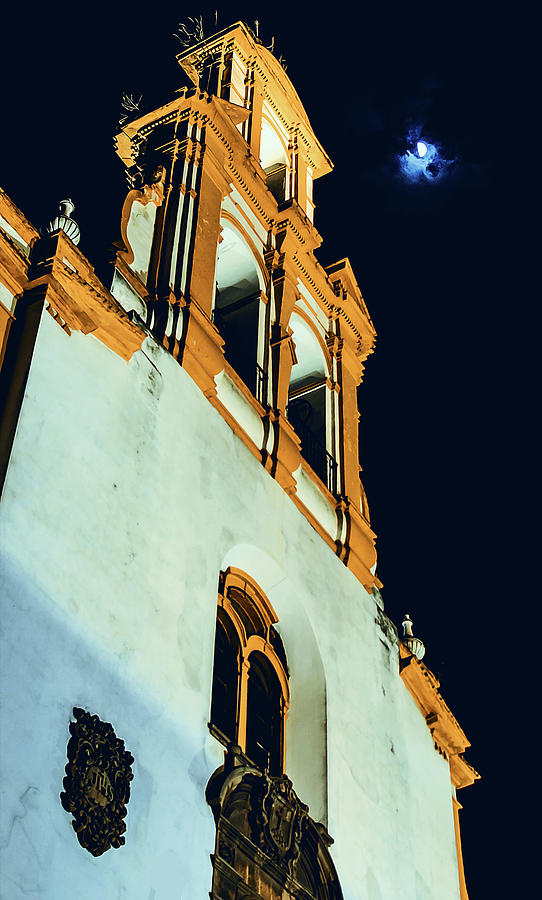 Seville under the moonlight Painting by AM FineArtPrints