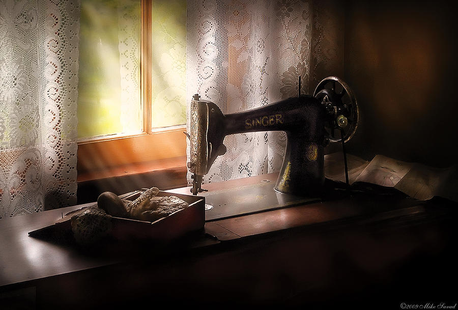 Sewing Machine -  Singer II  Photograph by Mike Savad