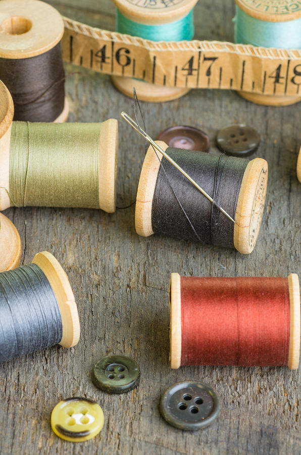 Sewing Thread Photograph by John Trax