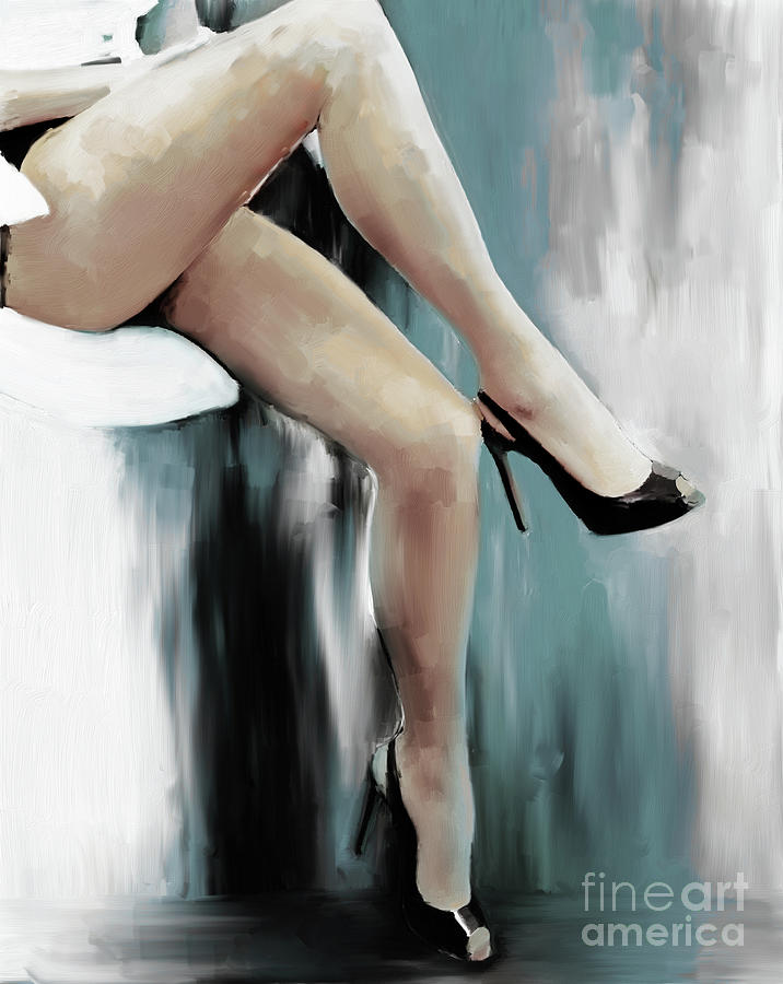Sexy Legs Painting by Gull G